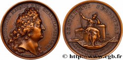 LOUIS XIV THE SUN KING Médaille, Fortification de cent cinquante villes, refrappe