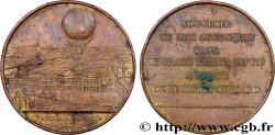 TROISIÈME RÉPUBLIQUE Médaille du ballon à vapeur - panorama de Paris