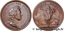 LOUIS XIV LE GRAND OU LE ROI SOLEIL Médaille, La France florissante
