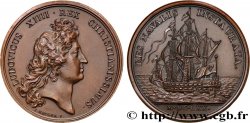 LOUIS XIV LE GRAND OU LE ROI SOLEIL Médaille, Marine française, Grande semaine maritime