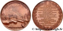 CHARLES X Médaille, Ouverture du barrage-écluse de Saint-Valéry-sur-Somme