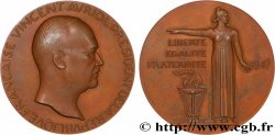 QUATRIÈME RÉPUBLIQUE Médaille, Vincent Auriol
