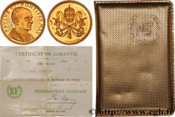 VATICAN ET ÉTATS PONTIFICAUX Médaille, Paul VI, Pèlerinage en Terre Sainte