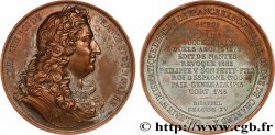 SÉRIE MÉTALLIQUE DES ROIS DE FRANCE Médaille, Règne de Louis XIV TTB+