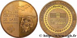 TOURISTIC MEDALS Médaille touristique, Grottes de Sare