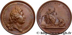 LOUIS XIV LE GRAND OU LE ROI SOLEIL Médaille, Clémence du roi envers les traitants
