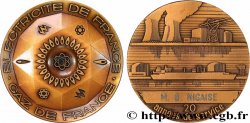 ENTREPRISES, INDUSTRIES ET COMMERCES DIVERS Médaille, EDF, 20 années de service
