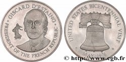 ÉTATS-UNIS D AMÉRIQUE Médaille, Visite de Valert Giscard d’Estaing SUP