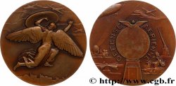 AERONAUTICS - AVIATION : AVIATORS & AIRPLANES Médaille, Défense aérienne