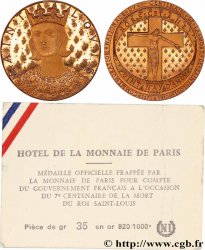 LOUIS IX DIT  SAINT LOUIS  Médaille, 700 ans de la mort de Saint-Louis