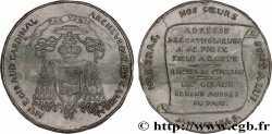 DEUXIÈME RÉPUBLIQUE Médaille de visite du cardinal au pape Pie IX