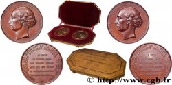 SECOND EMPIRE Coffret de deux médailles, Mathieu Orfila, Association des médecins de la Seine SUP