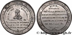 DEUXIÈME RÉPUBLIQUE Médaille, Arrestation des auteurs de l’attentat, Dissolution de l’Assemblée Nationale