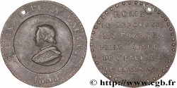 DEUXIÈME RÉPUBLIQUE Médaille, Pie IX repoussé par Rome, aimée par la France