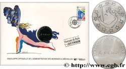 EUROPE Enveloppe “Timbre médaille” Ouverture des frontières des pays membres de la CEE