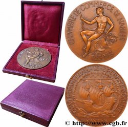 CHAMBRES DE COMMERCE Médaille, 150 ans de Chambre de commerce de Nantes