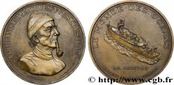 PERSONNAGES CÉLÈBRES Médaille, Commandant Cousteau, la Calypso
