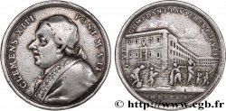 ITALIE - ÉTATS DU PAPE - CLEMENT XIII (Charles Rezzonico) Médaille, Les greniers de Germini