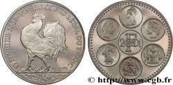 CINQUIÈME RÉPUBLIQUE Médaille, Essai, Fin du cours légal du Franc