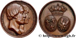 LOUIS-PHILIPPE Ier Médaille, Mariage d’Henri de France et Marie Thérèse de Modène TTB