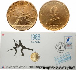 SPORTS Enveloppe “Timbre médaille” n°18