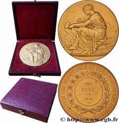 III REPUBLIC Médaille, Association des industriels du Nord contre les accidents