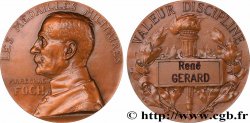 V REPUBLIC Médaille, Maréchal Foch, Valeur discipline
