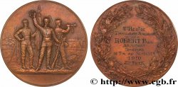 TROISIÈME RÉPUBLIQUE Médaille, 2e prix, Concours de tir au revolver, 3e régiment de tirailleurs sénégalais
