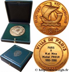 CINQUIÈME RÉPUBLIQUE Médaille de la Ville de Paris, Fluctuac Nec Mergitur