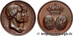 LUIS FELIPE I Médaille, Mariage d’Henri de France et Marie Thérèse de Modène