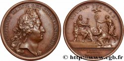 LOUIS XIV LE GRAND OU LE ROI SOLEIL Médaille, Casale remise à la France TTB+/SUP