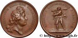 LOUIS XIV LE GRAND OU LE ROI SOLEIL Médaille, Rétablissement de la sûreté dans le royaume