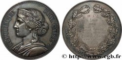 III REPUBLIC Médaille, Souvenir de l’exposition, offerte par la société de secours mutuels de la Verrerie