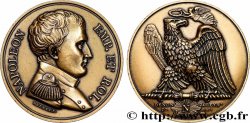 PREMIER EMPIRE Médaille, Napoléon Empereur et Roi, refrappe