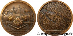 III REPUBLIC Médaille, Paris et l’île de la Cité par Pierre Turin