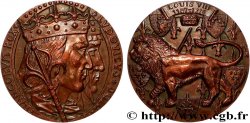 LOUIS VIII THE LION AND LOUIS IX SAINT LOUIS Médaille, Louis VIII