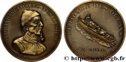 FAMOUS FIGURES Médaille, Commandant Cousteau, la Calypso