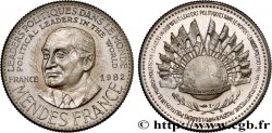 CINQUIÈME RÉPUBLIQUE Médaille, Pierre Mendès France