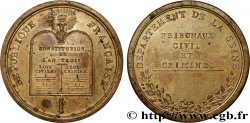 DIRECTOIRE Médaille des juges, Tribunaux civil et criminel TTB+
