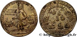 ROYAUME-UNI Médaille, Prise de Porto Bello par l’Amiral Vernon TTB