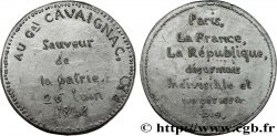 DEUXIÈME RÉPUBLIQUE Médaille, Au général Cavaignac