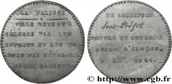 SECOND REPUBLIC Médaille, Hommage à Antoine de Rochefort