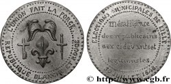 DEUXIÈME RÉPUBLIQUE Médaille, Élections municipales de Lille