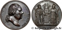 LOUIS XVIII Médaille, Reprise du concordat
