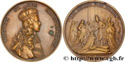 LOUIS XV THE BELOVED Médaille, Sacre de Louis XV, refrappe