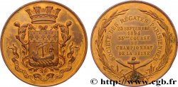 III REPUBLIC Médaille, Société des régates parisiennes