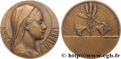 TROISIÈME RÉPUBLIQUE Médaille, Ave Maria, Annonciation