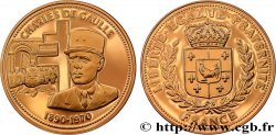CINQUIÈME RÉPUBLIQUE Médaille, Charles de Gaulle