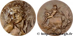 TROISIÈME RÉPUBLIQUE Médaille Orphée - Joueur de lyre