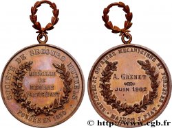 INSURANCES Médaille, Société de secours mutuels des employés et ouvriers mécaniciens et fondeurs